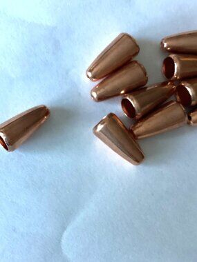 A Bundle of Brown Teardrop Cone Spacers Beads Jewelry Making Crafting